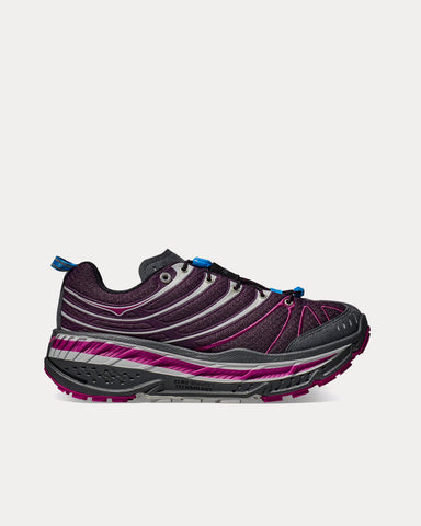 HOKA Stinson Evo OG Aubergine / Fuchsia Running Shoes