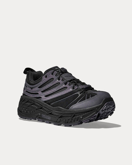 HOKA Elite Terrain System Stinson EVO OG Black / Black Running Shoes - 3