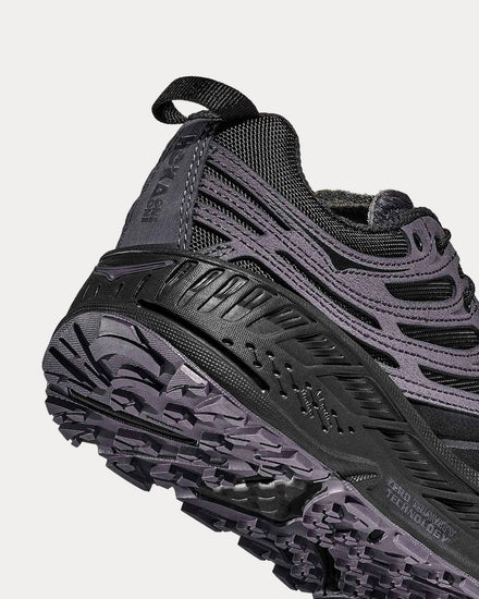 HOKA Elite Terrain System Stinson EVO OG Black / Black Running Shoes - 5