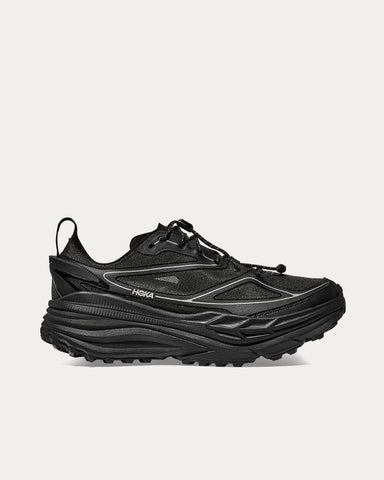 HOKA Stinson One7 Black / Silver Running Shoes