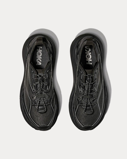 HOKA Stinson One7 Black / Silver Running Shoes - 2