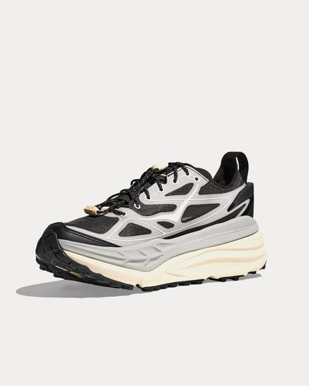 HOKA Stinson One7 Stellar Grey / Eggshell Running Shoes - 3