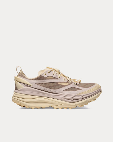 HOKA Stinson One7 Stucco / Vintage Yellow Running Shoes - 1