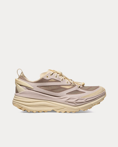 HOKA Stinson One7 Stucco / Vintage Yellow Running Shoes