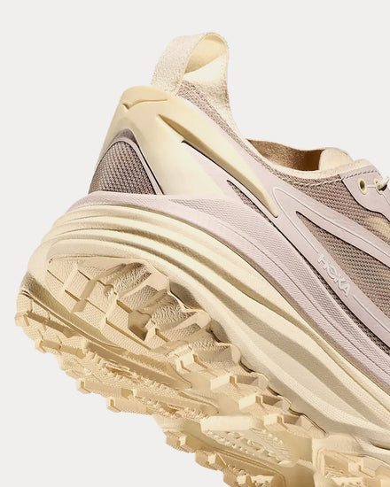 HOKA Stinson One7 Stucco / Vintage Yellow Running Shoes - 4