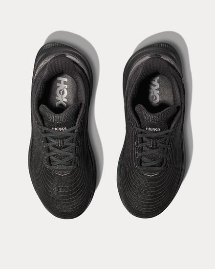 HOKA TC 1.0 Black / Black Running Shoes - 2