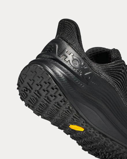 HOKA TC 1.0 Black / Black Running Shoes - 3