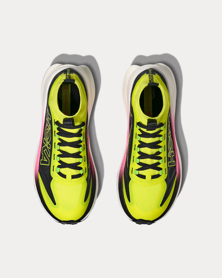 HOKA Tecton X 3 Neon Hoka Citrus / Black Running Shoes - 2