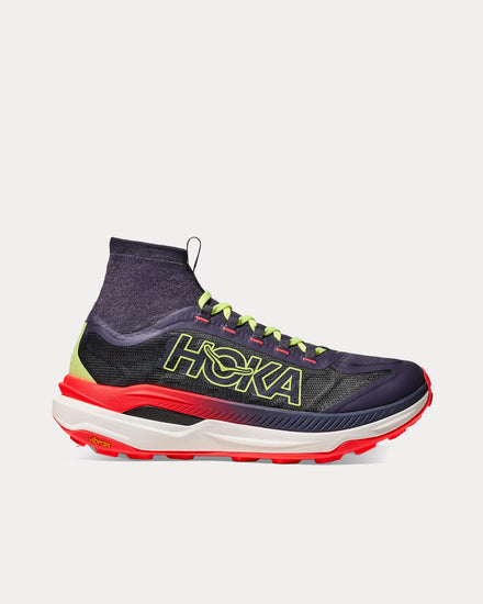 HOKA Tecton X 3 Squid Ink / Neon Flame Running Shoes - 1