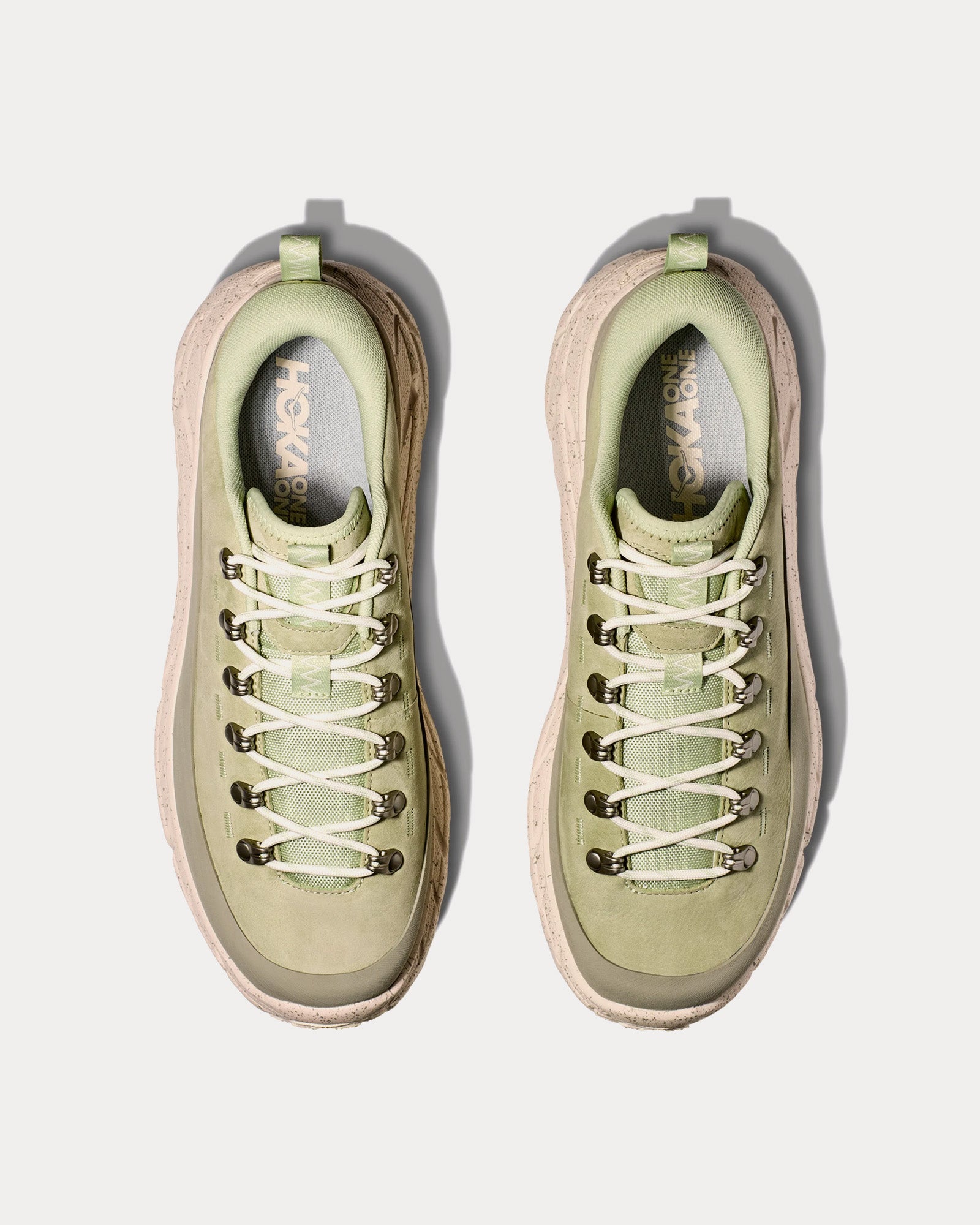 Hoka - Tor Summit Seed Green / Eggnog Running Shoes