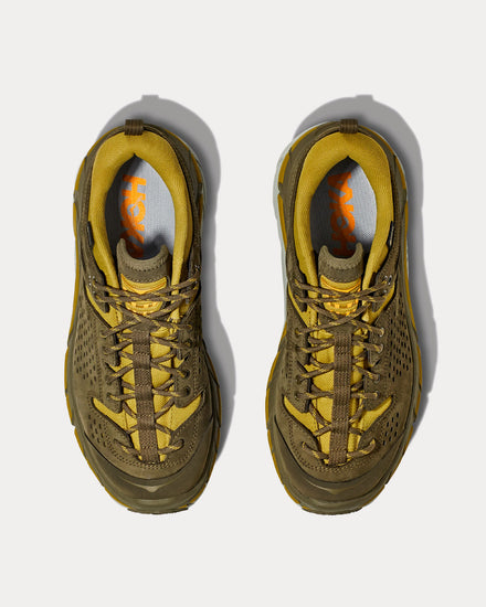 HOKA Tor Ultra Lo Dark Olive / Mercury Running Shoes - 2