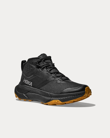 HOKA Transport Hike Gore-Tex Black / Black Hiking Shoes - 3