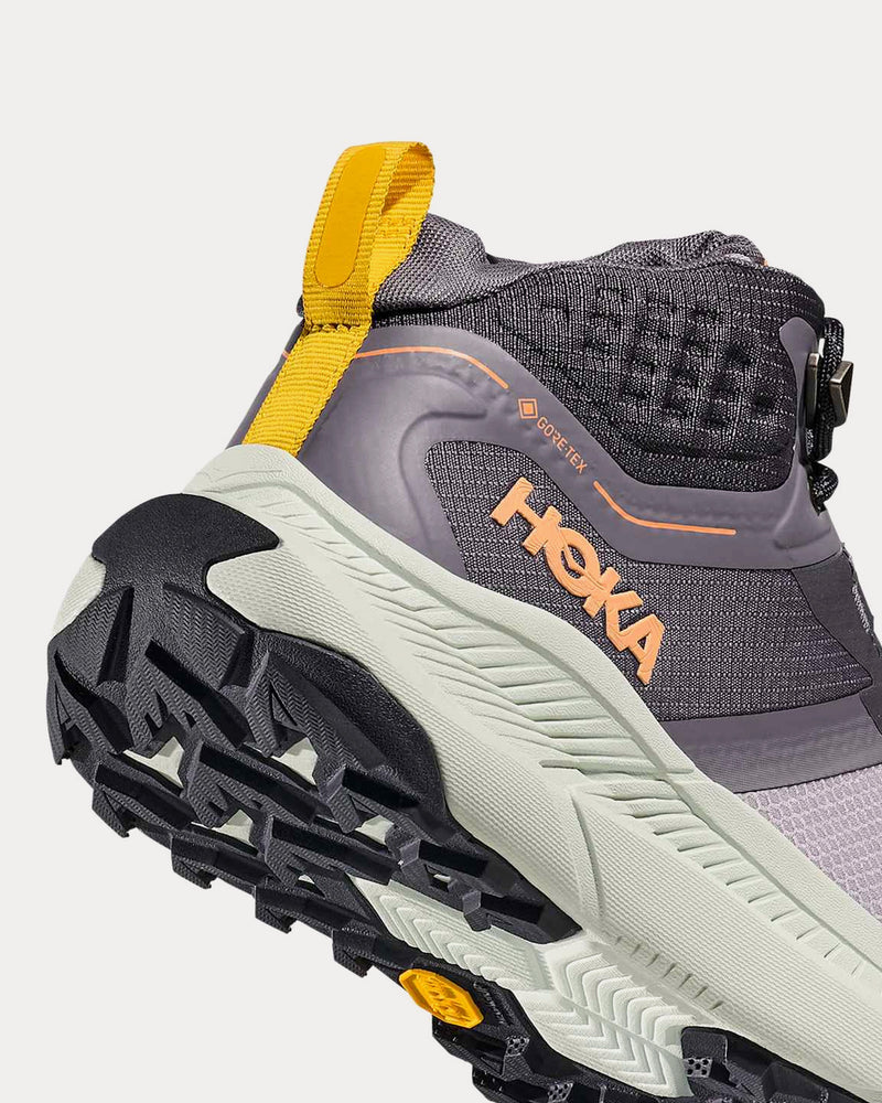 HOKA Transport Hike Gore-Tex Grey Skies / Sea Grass Hiking Shoes - 5
