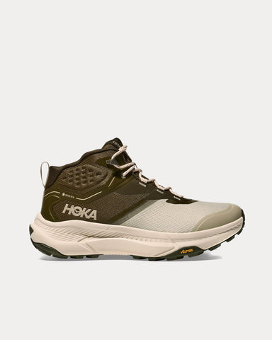 HOKA Transport Hike Gore-Tex Spruce Green / Oyster Mushroom Hiking Boots