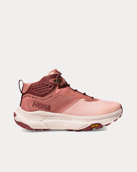 HOKA Transport Hike Gore-Tex Rose Latte / Blush Hiking Shoes - 1