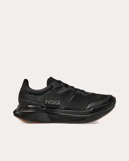 HOKA Transport X Black / Black Running Shoes - 1