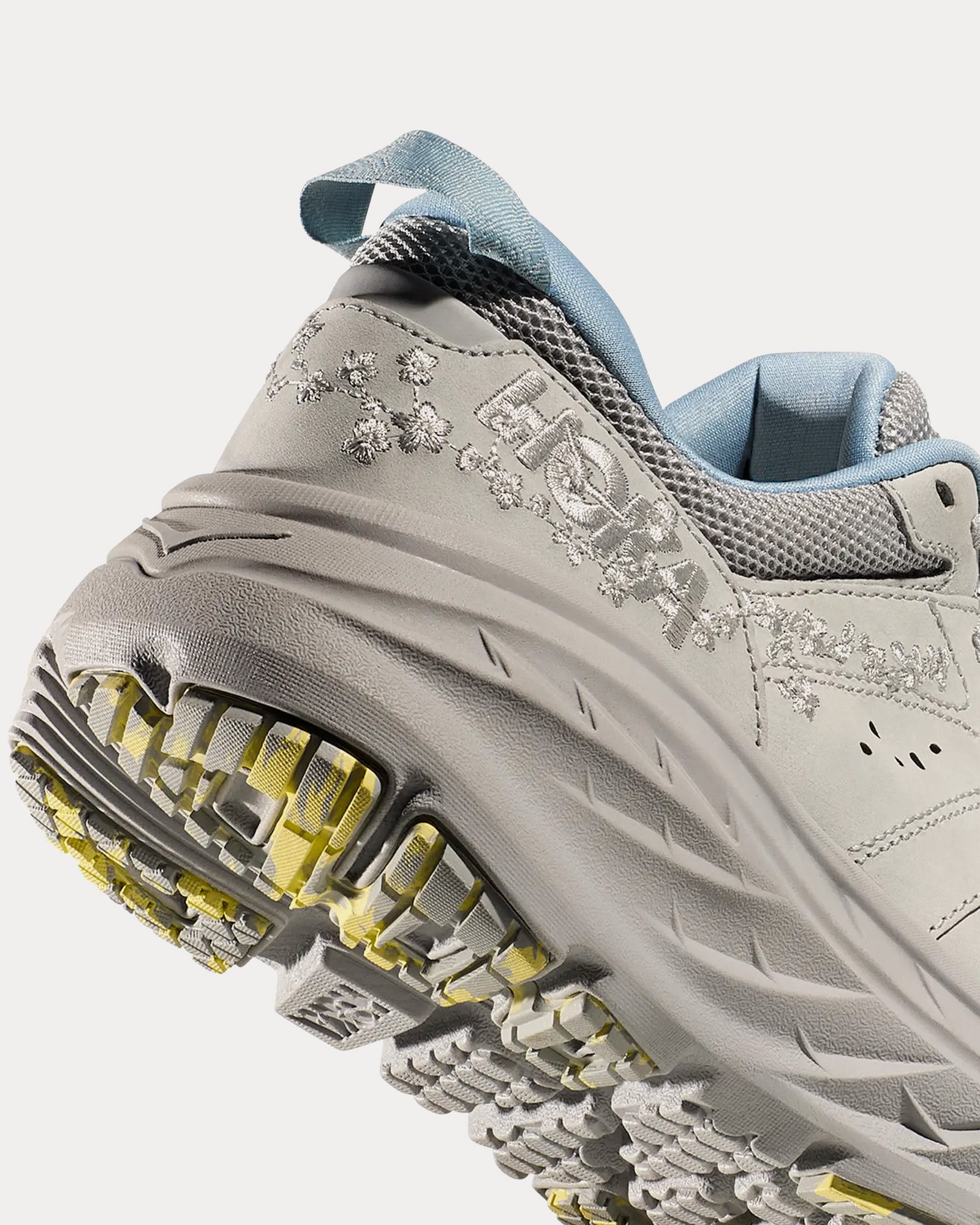 Hoka Unisex Bondi L 'Vibrant Bloom' Stardust / Sunlight Running Shoes