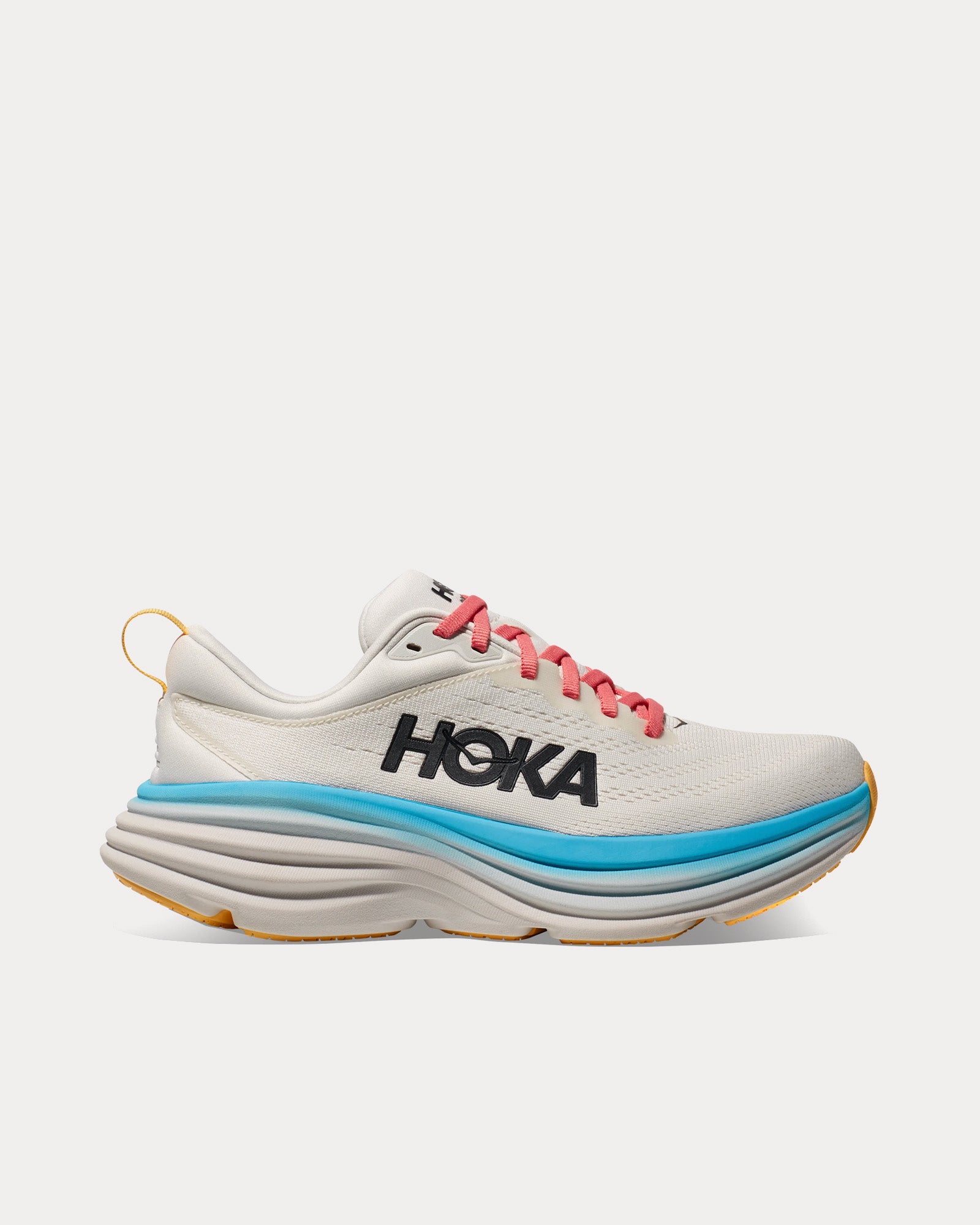 Hoka - Bondi 8 Blanc De Blanc / Swim Day Running Shoes