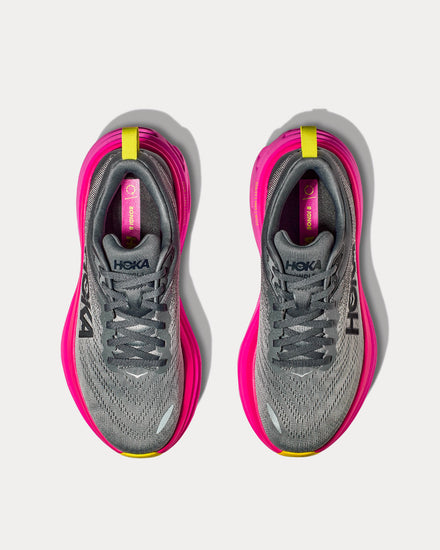 HOKA Bondi 8 Castlerock / Strawberry Running Shoes - 2