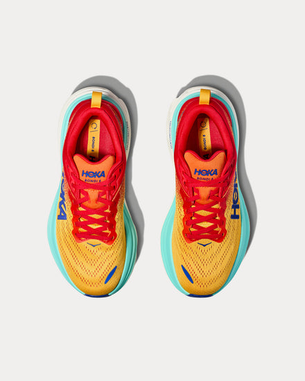 HOKA Bondi 8 Cerise / Cloudless Running Shoes - 2