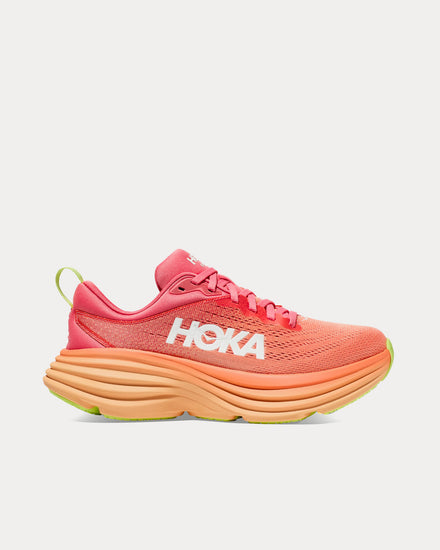 HOKA Bondi 8 Coral / Papaya Running Shoes - 1