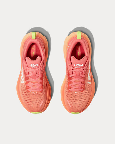 HOKA Bondi 8 Coral / Papaya Running Shoes - 2