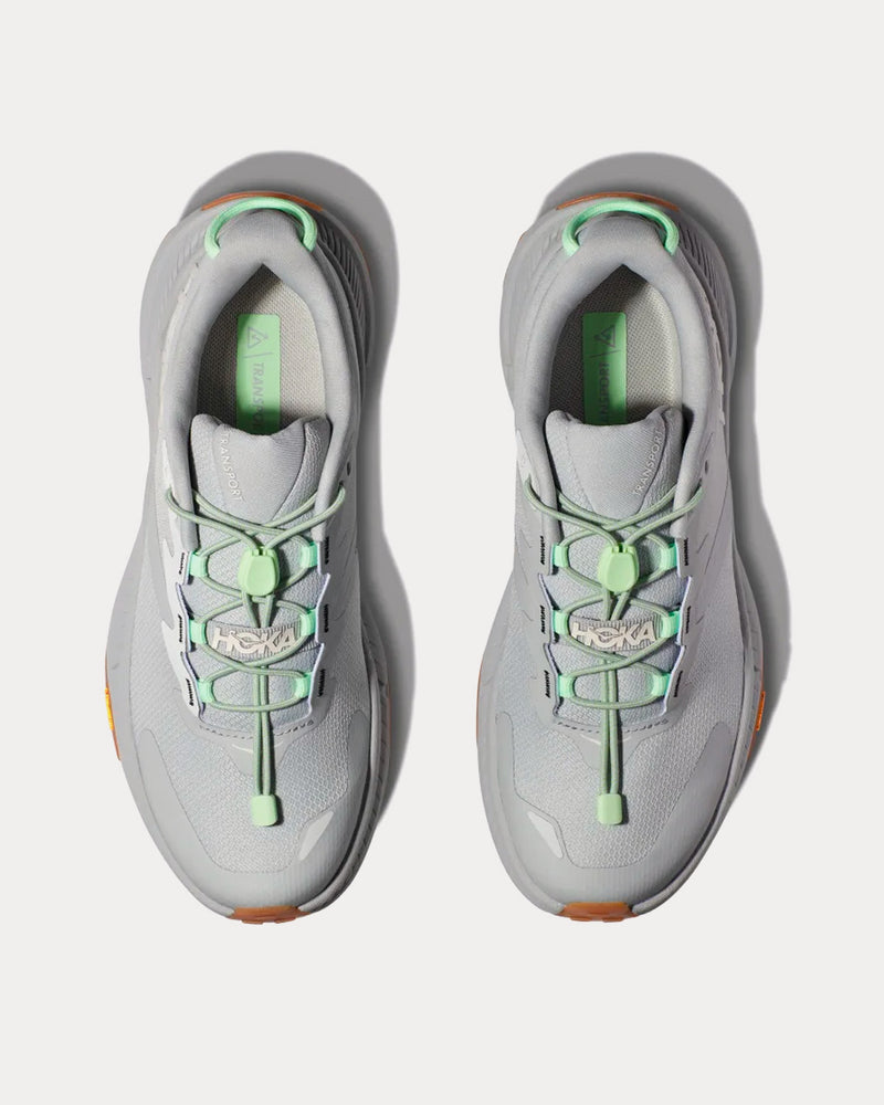 HOKA Transport Harbor Mist / Lime Glow Low Top Sneakers - 2