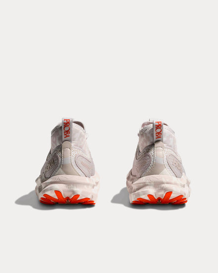 HOKA x Studio Proba Kawana Mid White Sand / Tangerine Tango Running Shoes - 2