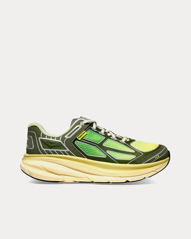 HOKA x Supervsn Clifton One9 Green Flash / Limelight Low Top Sneakers