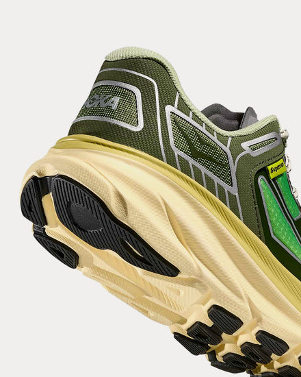 HOKA x Supervsn Clifton One9 Green Flash / Limelight Low Top Sneakers - 5