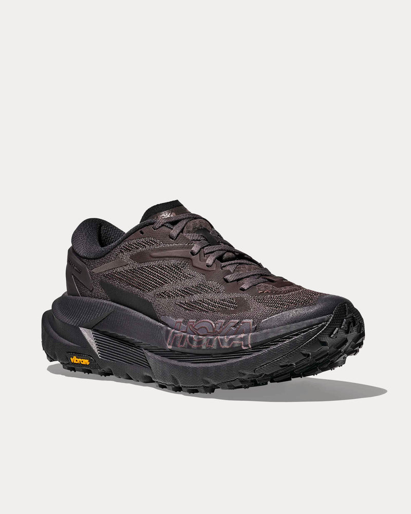 HOKA x _J.L-A.L_ Mafate X Jet Black / Espresso Running Shoes - 3