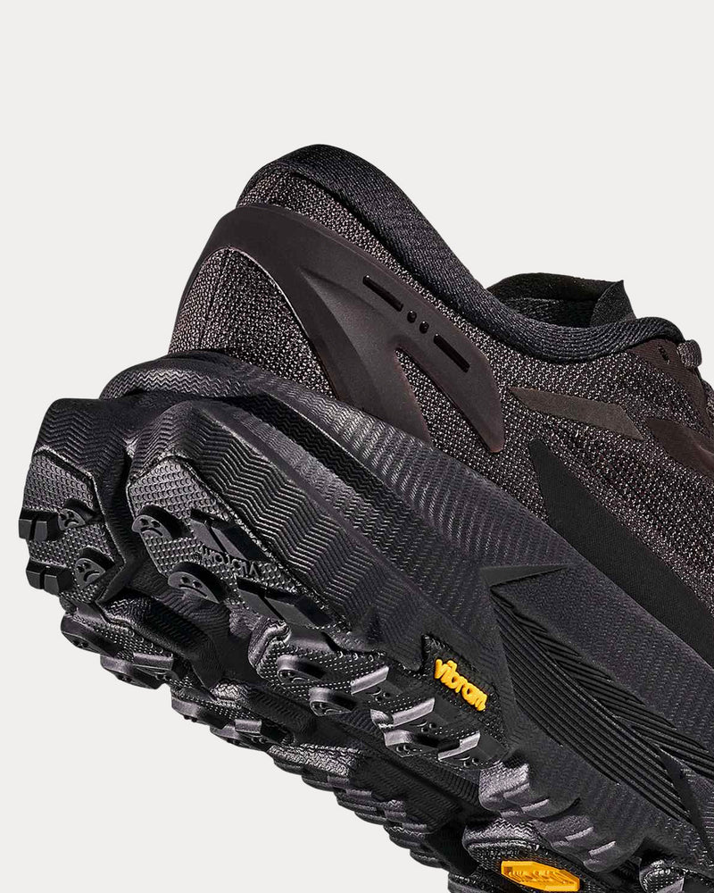 HOKA x _J.L-A.L_ Mafate X Jet Black / Espresso Running Shoes - 5