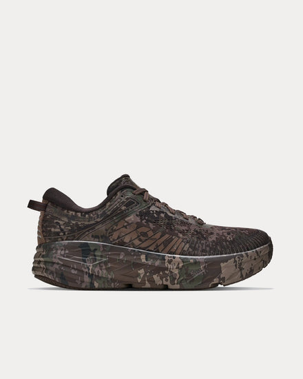 HOKA x Beams Bondi 7 Chestnut / Black Bean Low Top Sneakers - 1