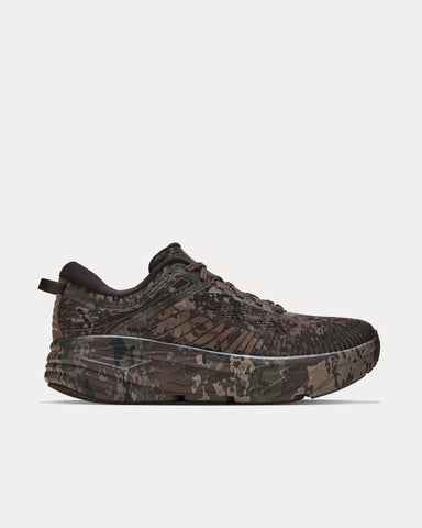 HOKA x Beams Bondi 7 Chestnut / Black Bean Low Top Sneakers