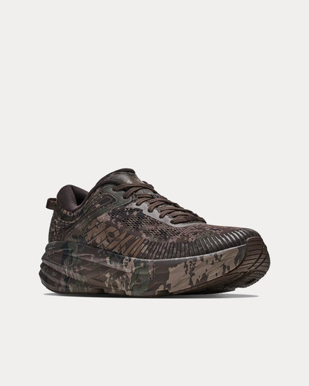 HOKA x Beams Bondi 7 Chestnut / Black Bean Low Top Sneakers - 3