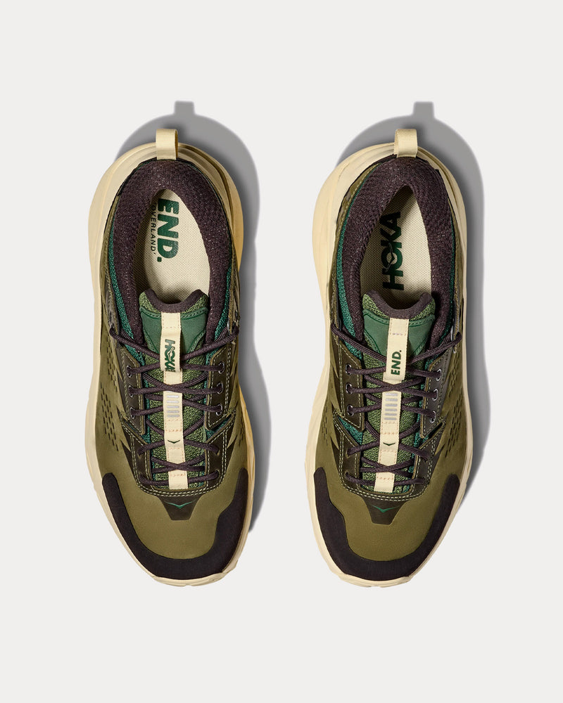HOKA x End Kaha Low GTX Chive / Flan Low Top Sneakers - 2