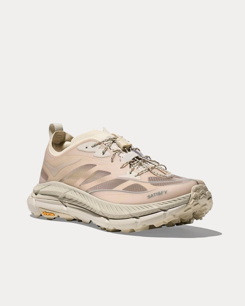 Hoka x Satisfy Mafate Speed 4 Lite STSFY Bone Running Shoes - 3