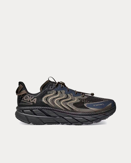 HOKA x Satisfy Clifton LS Forged Iron Running Shoes - 1