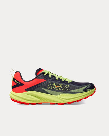 HOKA Zinal 3 Squid Ink / Neon Yuzu Running Shoes