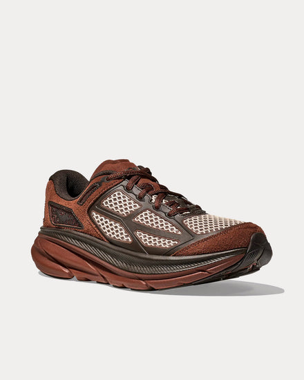 HOKA Clifton One9 S Mineral Brown / Cast Iron Low Top Sneakers - 3