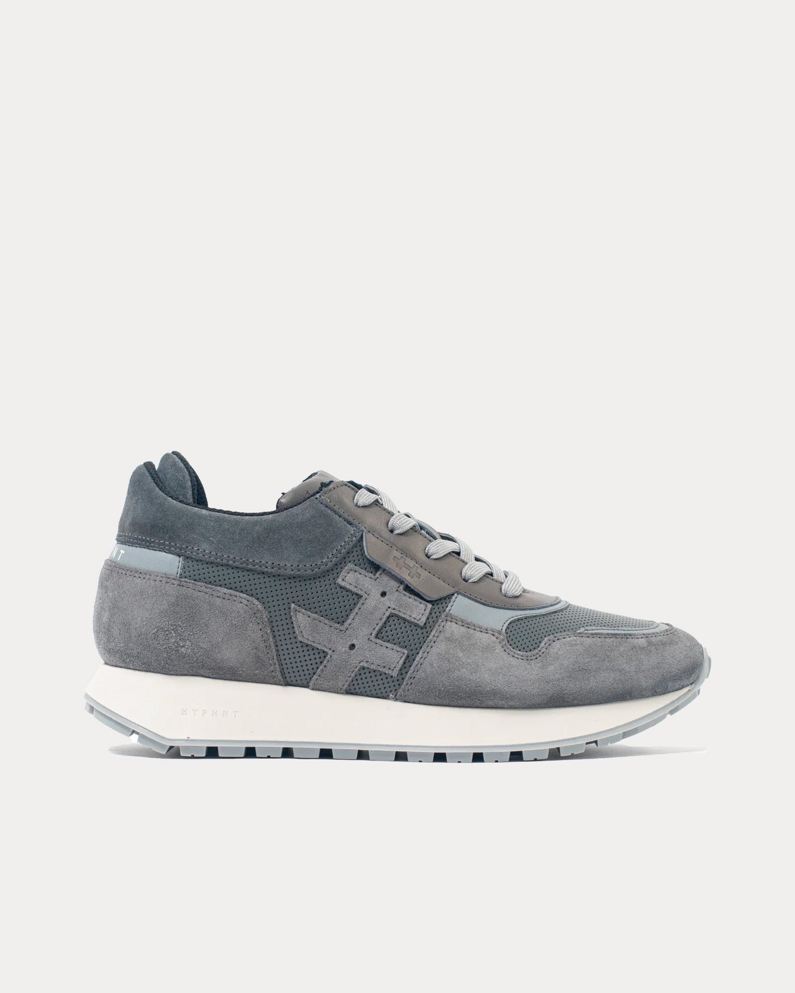 Hyphnt - Road Runner Dark Ice Grey Low Top Sneakers