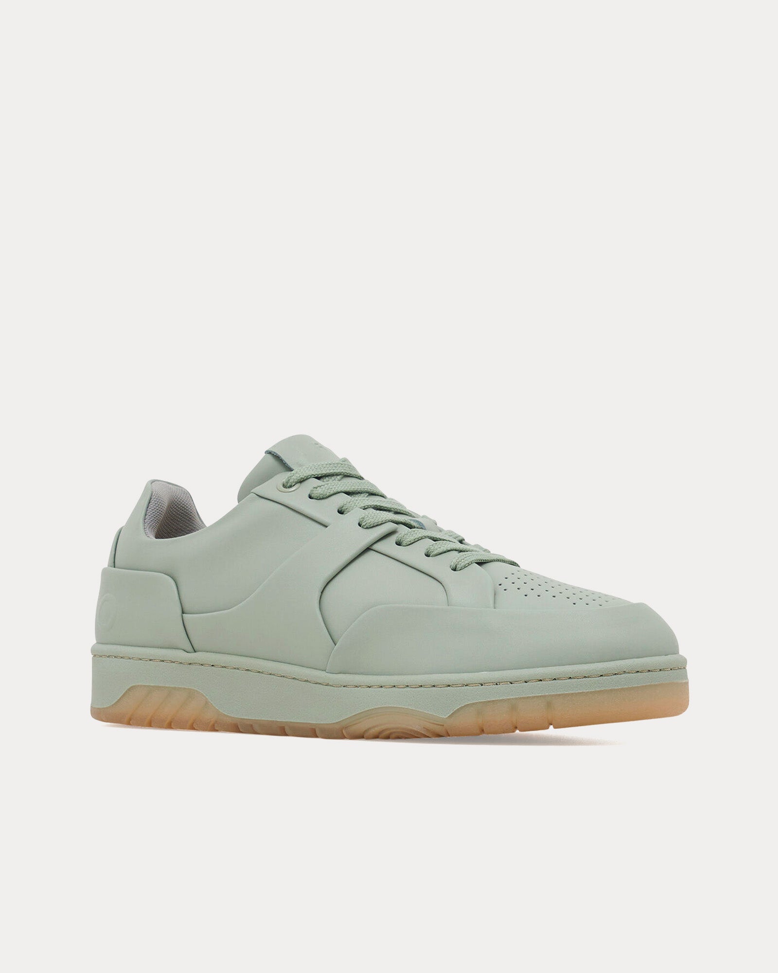 IRO Alex Leather Sage Green Low Top Sneakers Sneak in Peace