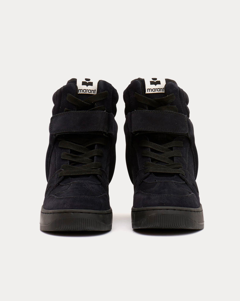 Isabel Marant Ellyn Suede Black High Top Sneakers - 3