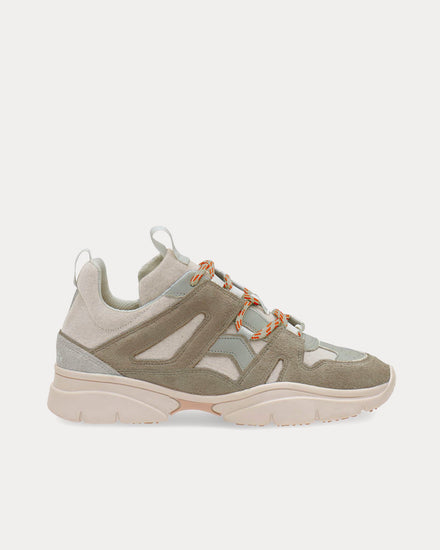 Isabel Marant Kindsay Leather Chalk Low Top Sneakers - 1