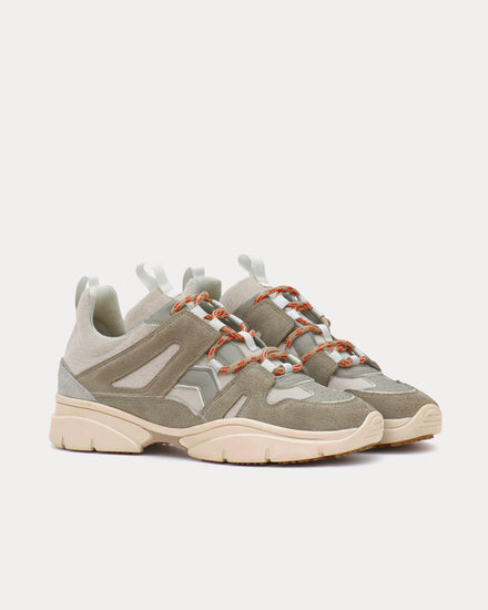 Isabel Marant Kindsay Leather Chalk Low Top Sneakers - 3