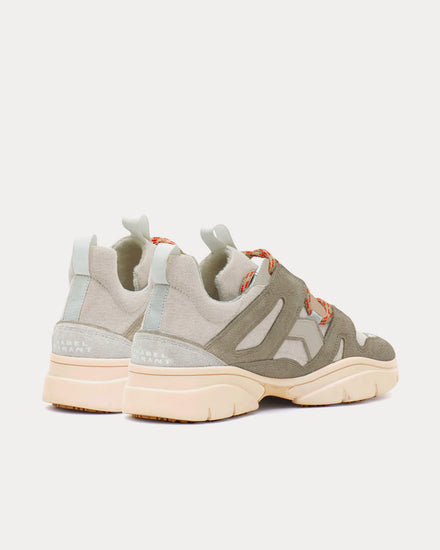 Isabel Marant Kindsay Leather Chalk Low Top Sneakers - 4