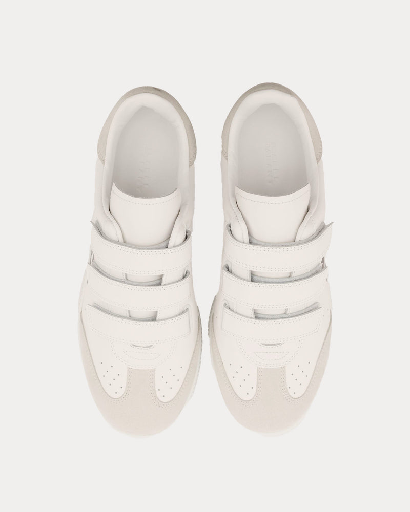 Isabel Marant Beth Leather White / Black Low Top Sneakers - 2