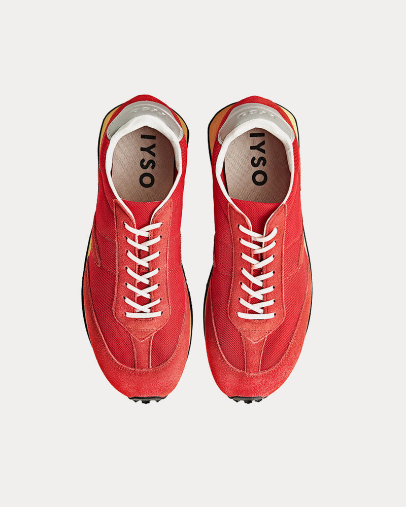スニーカー IYSO MERCURY 80S 5FT2016 IYSO Unisex Mercury 80s Ultra Red Low Top Sneakers & Trainers