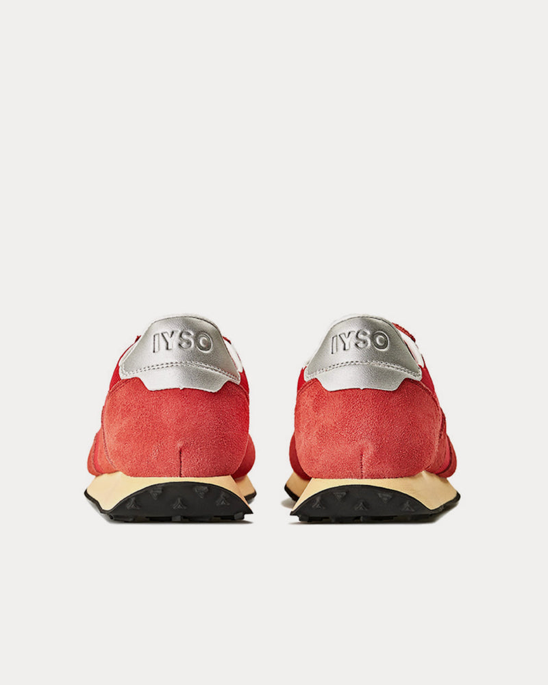 IYSO Unisex Mercury 80s Ultra Red Low Top Sneakers & Trainers