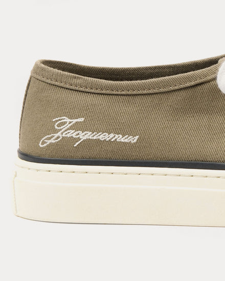 Jacquemus The Féfé Khaki Low Top Sneakers - 4